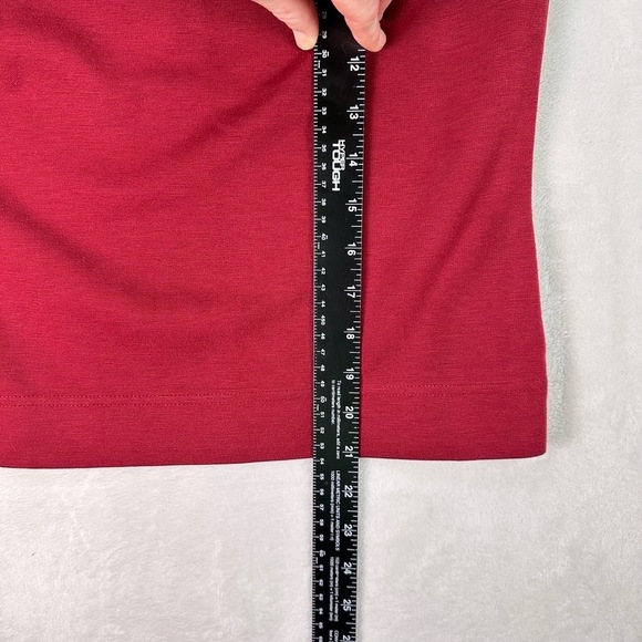 Eddie Bauer Red Sleeveless Crew Neck Stretch Comfort Soft Tank Top Size S Petite - Picture 14 of 15